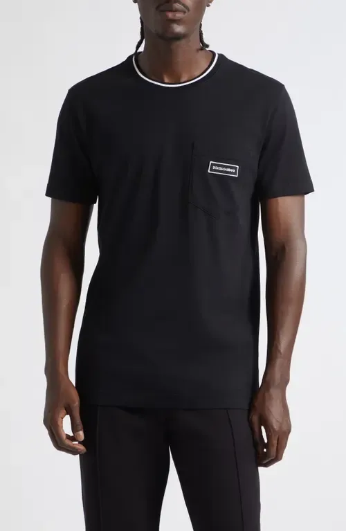 Logo Patch Pocket T-Shirt by Dolce&Gabbana