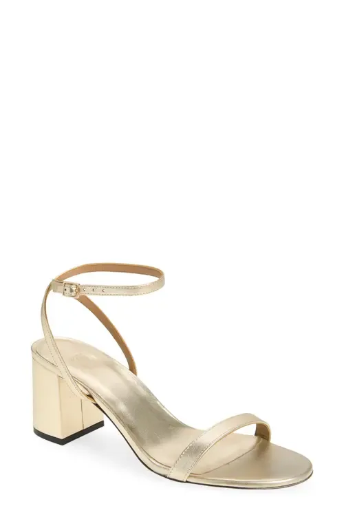 Cristas Leather Ankle Strap Sandal by BOSS
