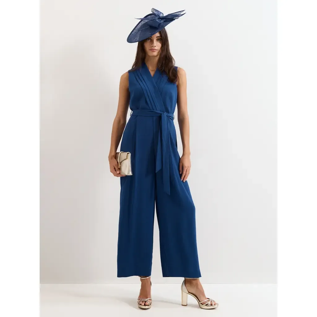 Maisley Pleated Cropped Jumpsuit by Phase Eight