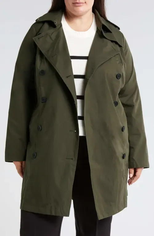 Derjon Double Breasted Trench Coat by Universal Standard