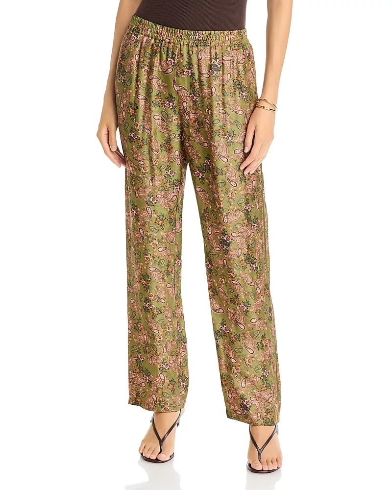 Kanni Elastic Waist Pull on Pants by Johnny Was