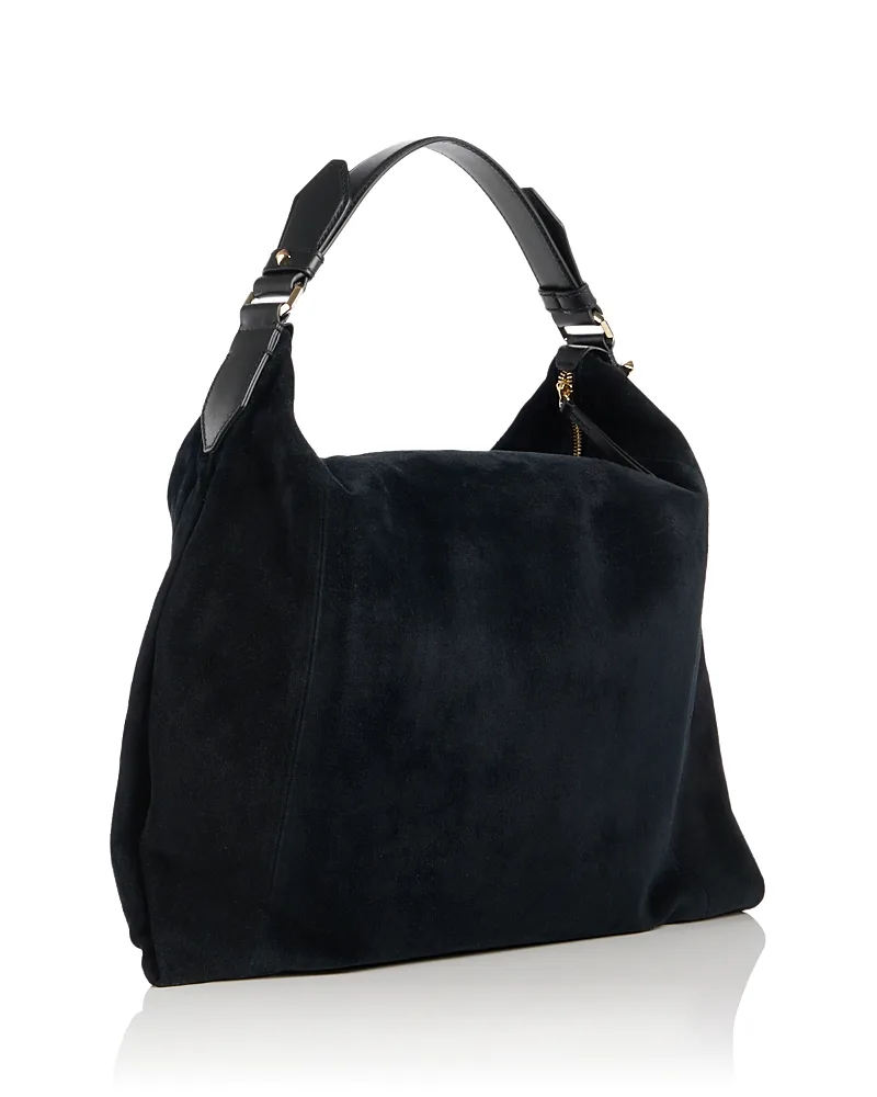 Ana Suede Hobo Bag by Jimmy Choo
