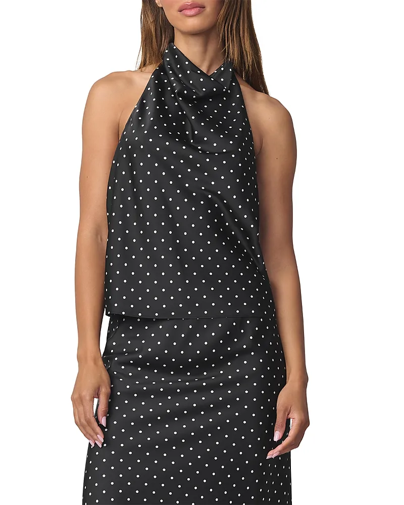 The Ines Draped Halter Dress by Joe's Jeans