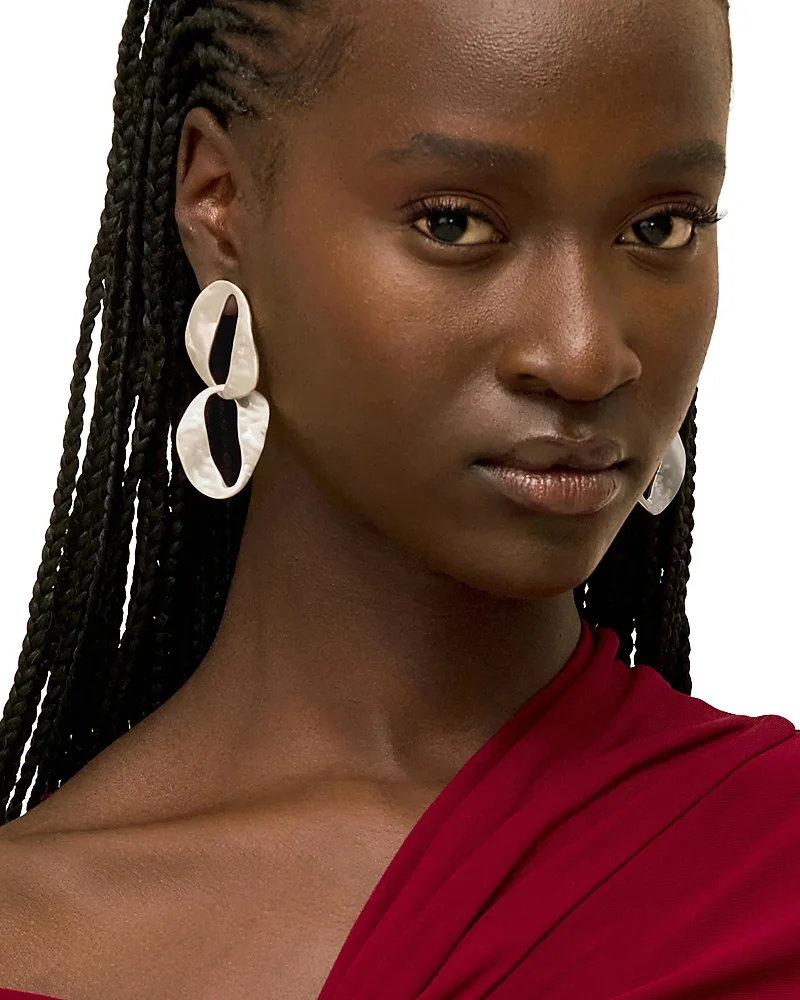 Rue Mini Linked Drop Earrings, 2L by Cult Gaia