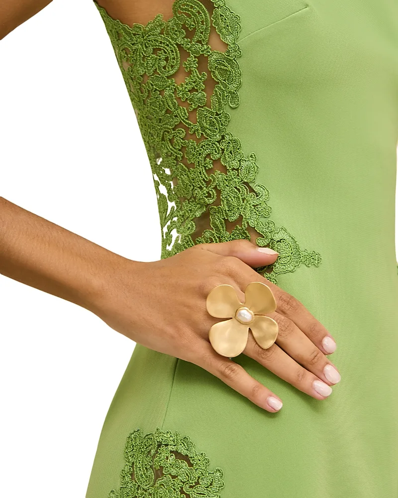 Lucky Flower Cocktail Ring by Cult Gaia