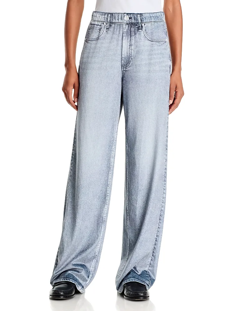 Miramar Velvet High Rise Wide Leg Pull on Jeans