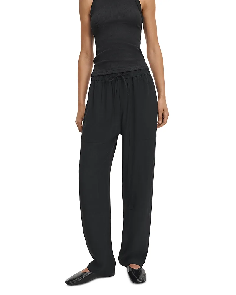 Atlas Satin Drawstring Waist Pants by rag & bone