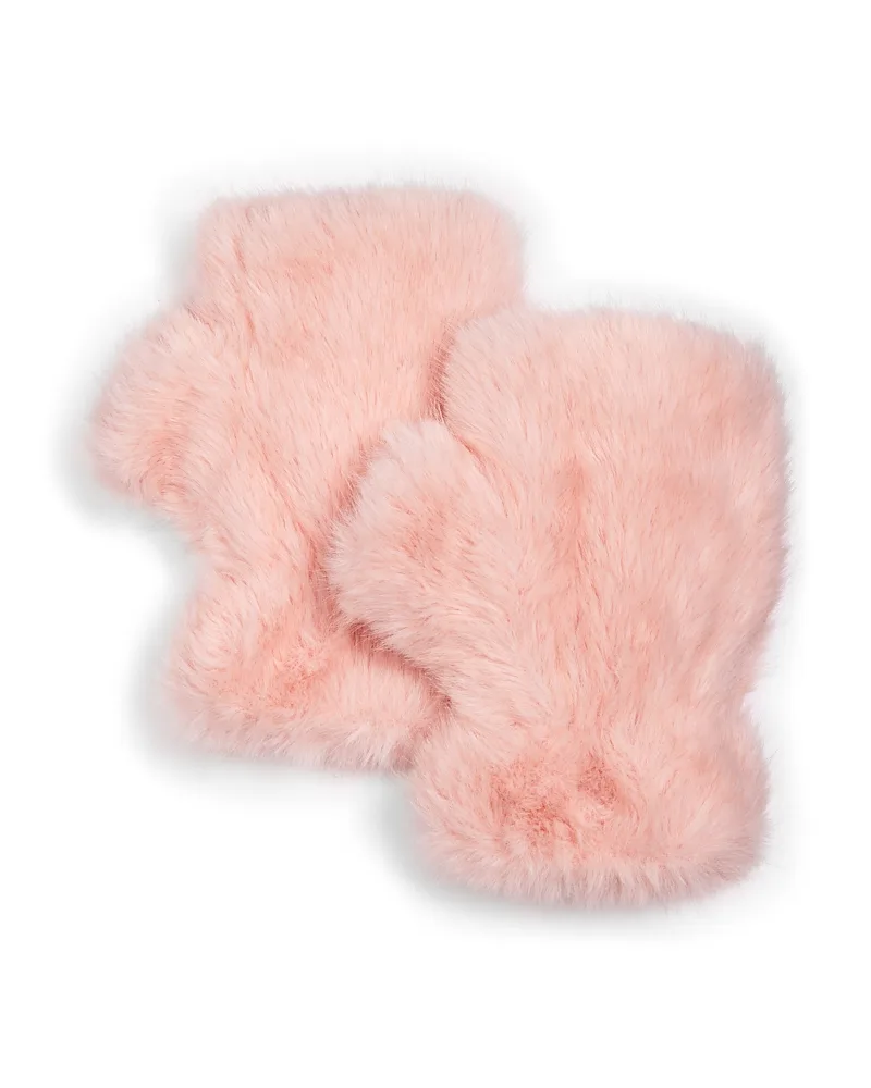 Faux Fur Fingerless Gloves