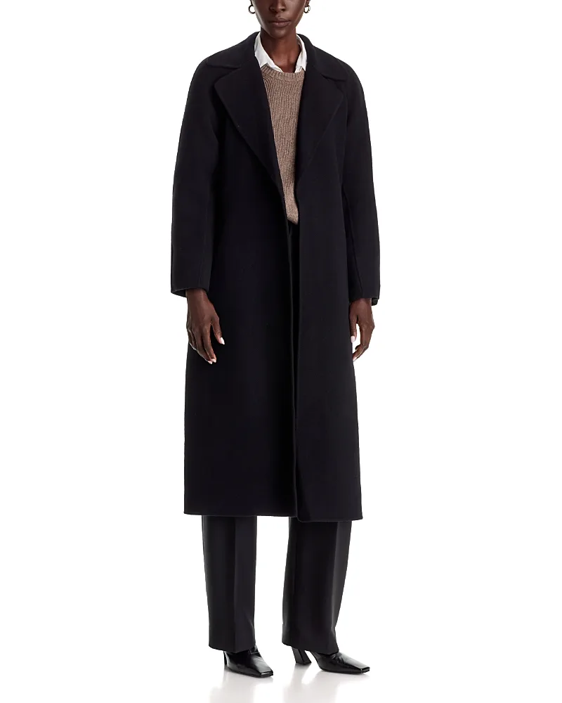 Belted Coat in Wool & Cashmere by Theory