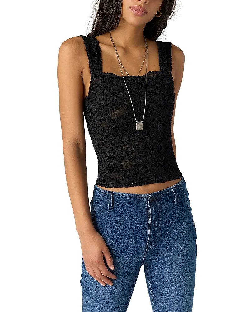 Pretty Little Secrets Corset Top by Free People