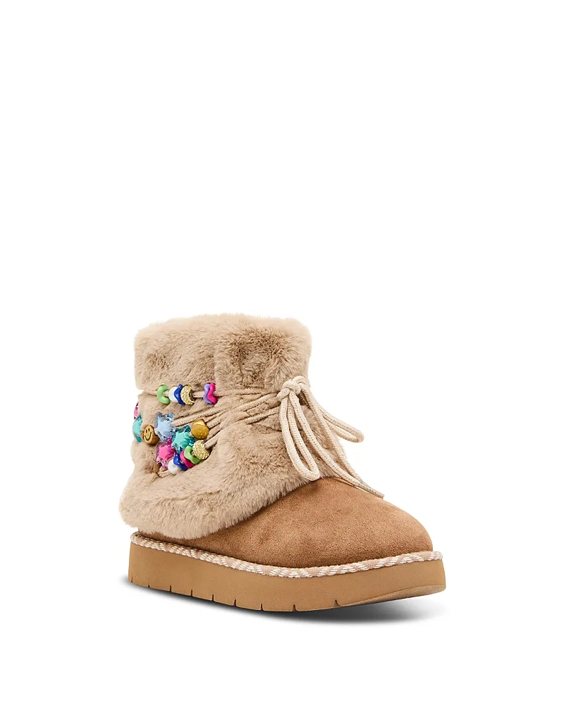 Jpuff Cozy Faux Fur Lined Booties by Steve Madden