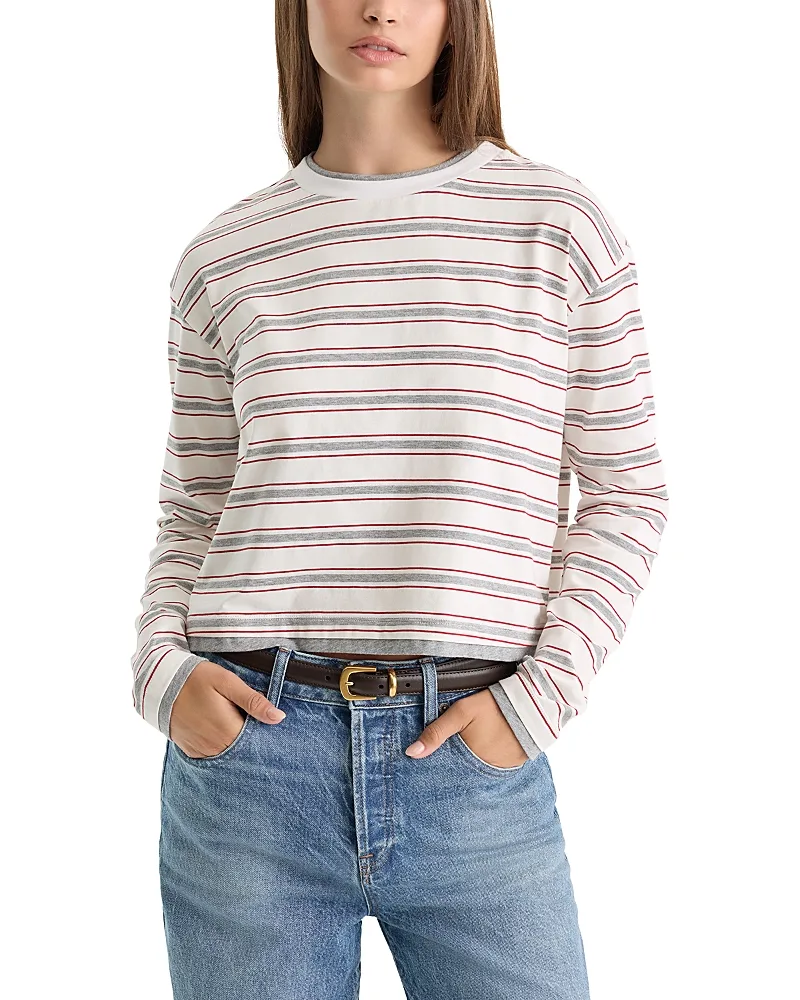 Cropped Layered Look Top by GOOD AMERICAN
