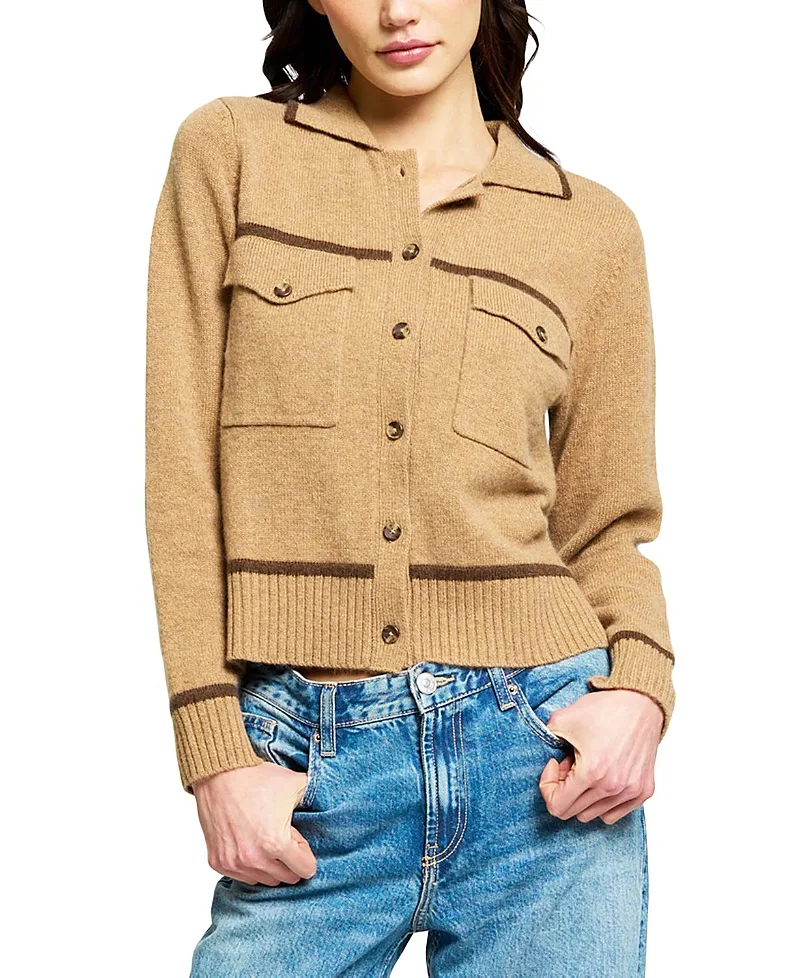 Thea Cashmere Button Up Top by Central Park West