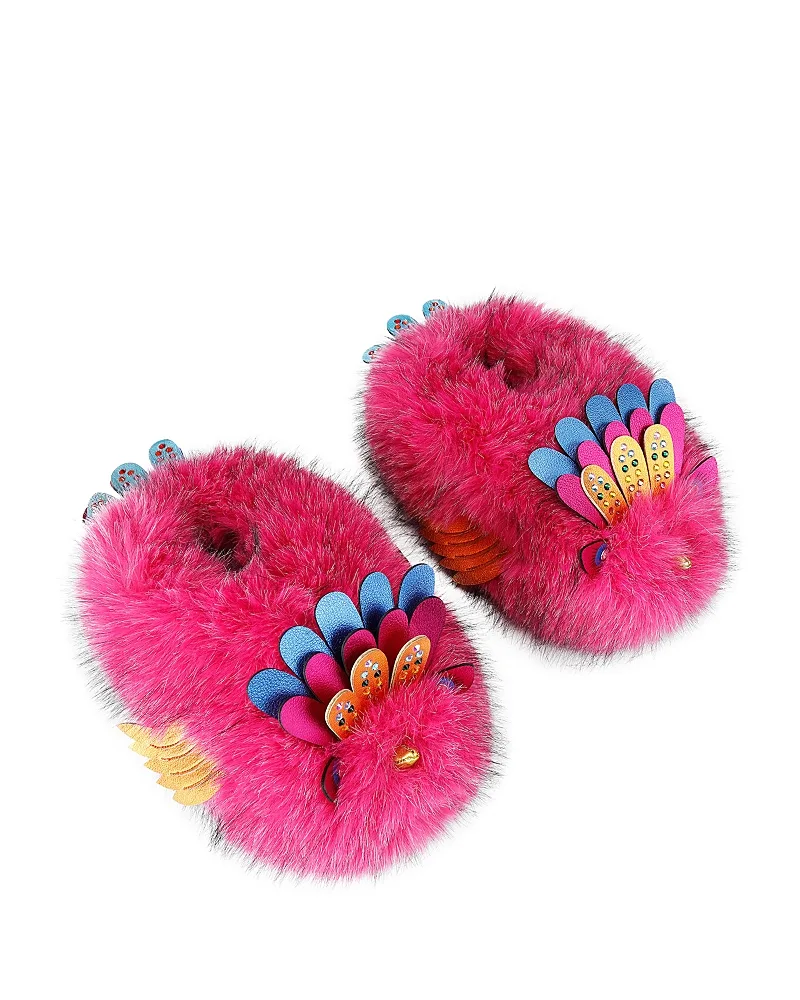 Eagle Fluff Slippers by Kurt Geiger