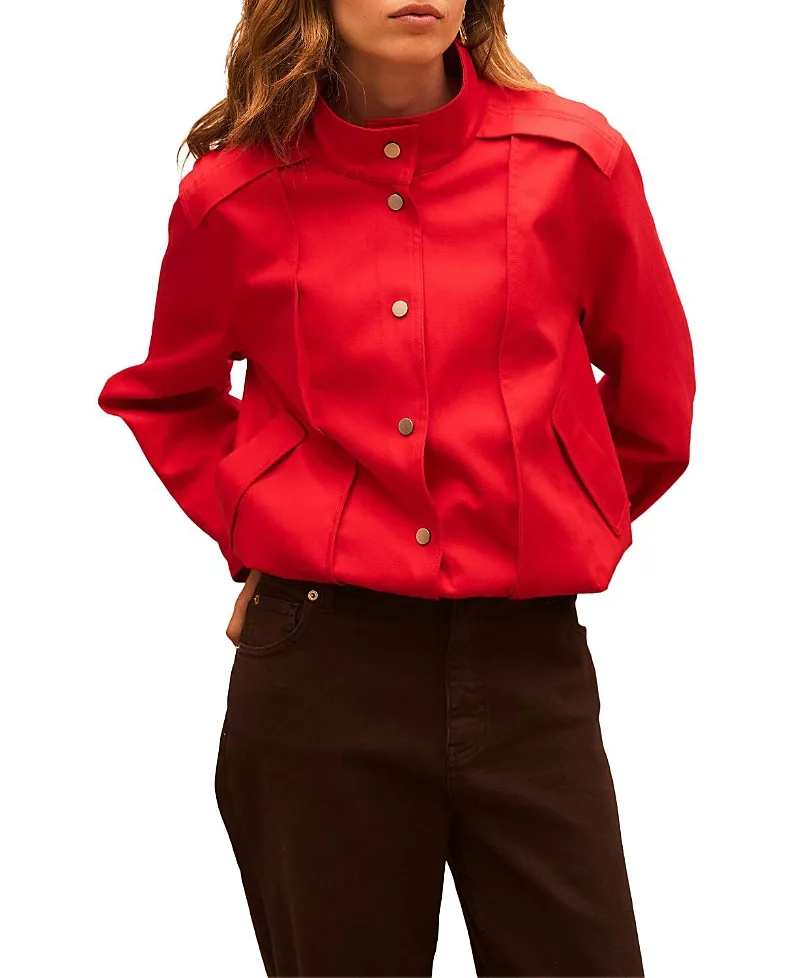 Funnel Neck Bomber Jacket by Mint Velvet