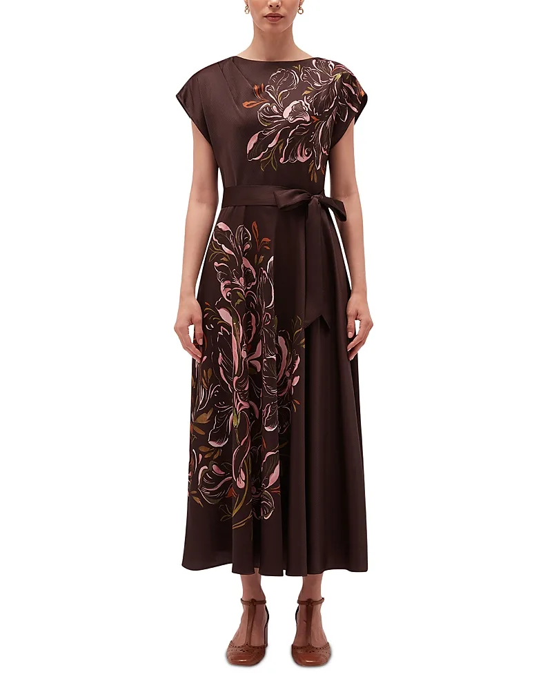 Latimer Hammered Satin Dress by Hobbs London
