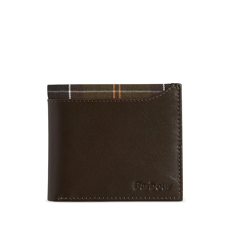Brodick Leather Bifold Wallet by Barbour