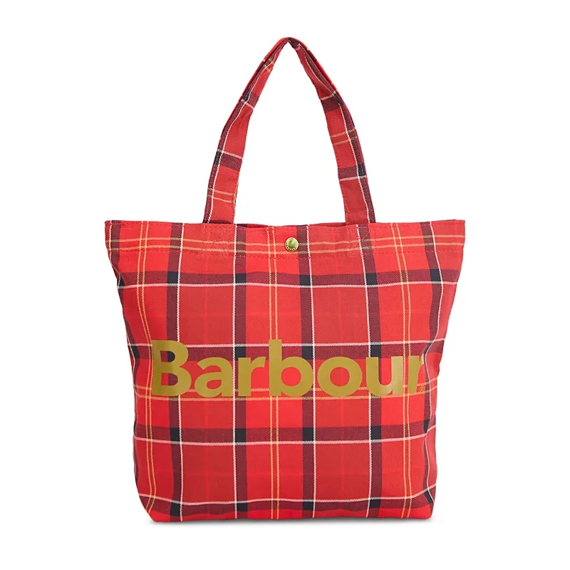 Mini Telfield Tartan Tote by Barbour