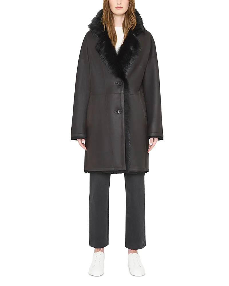 August Reversible Shearling Jacket by Hiso