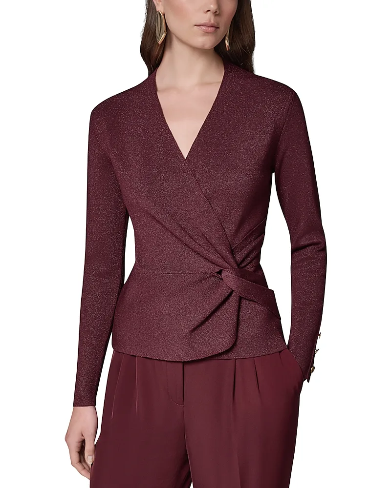 Twisted Sweater Top by Donna Karan New York