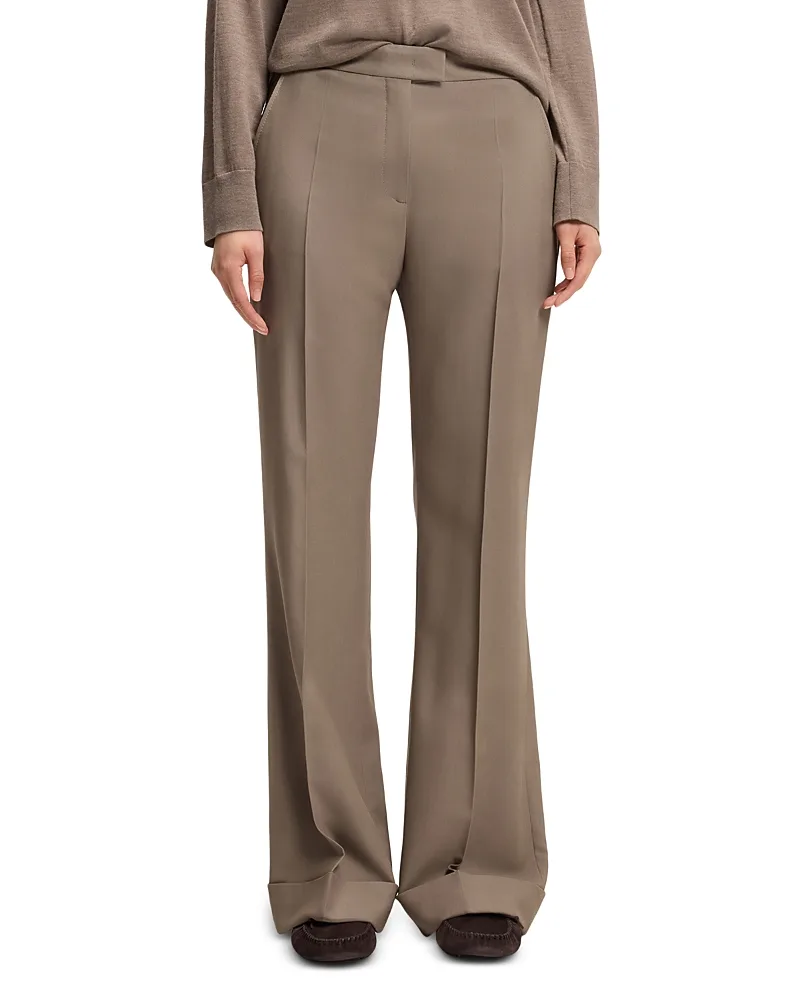 Talia Flare Cuffed Pants by Hugo Boss