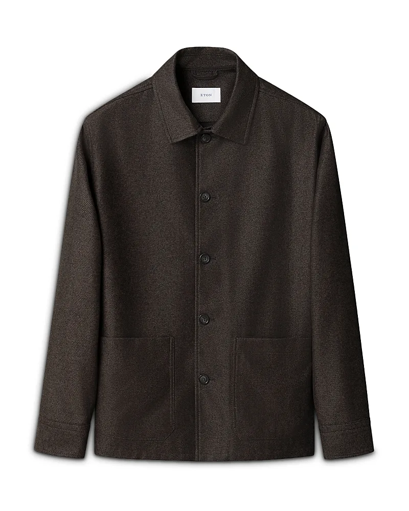 Dream Wool & Cashmere Two Pocket Button Jacket by Eton