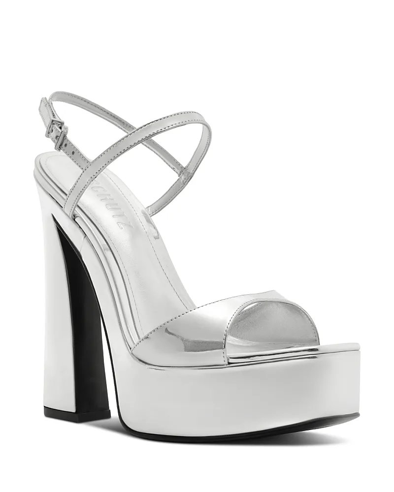 Arlene Patent Platform Sandals