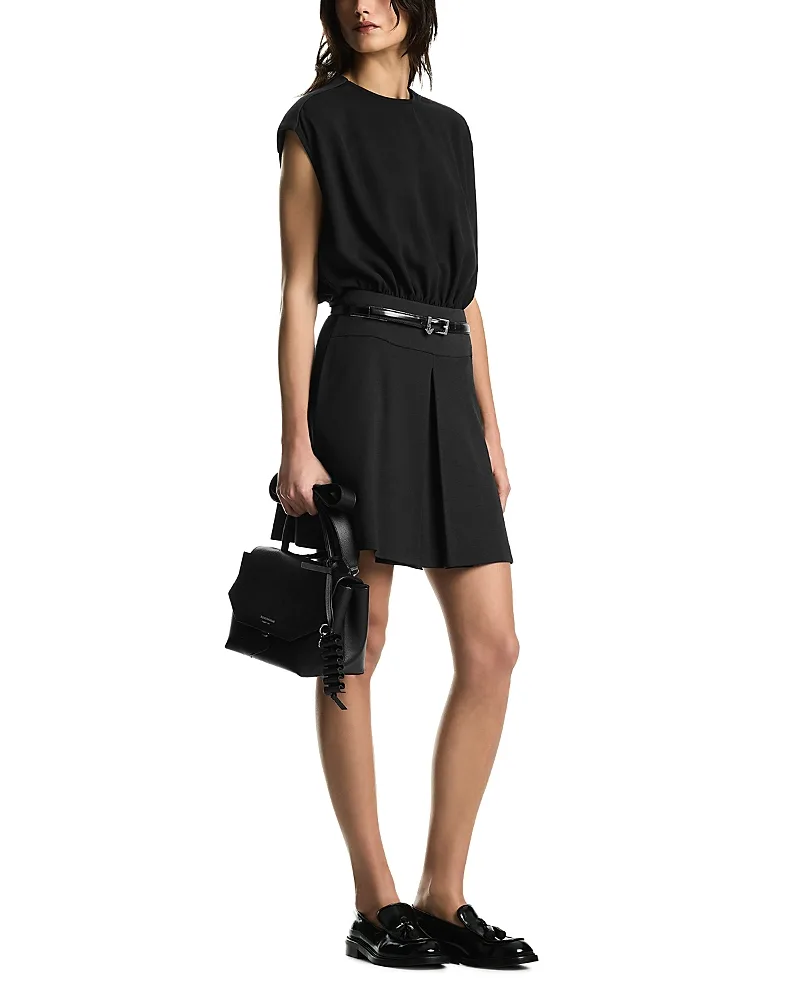 Emporio Armani Mixed Media Mini Dress by Armani