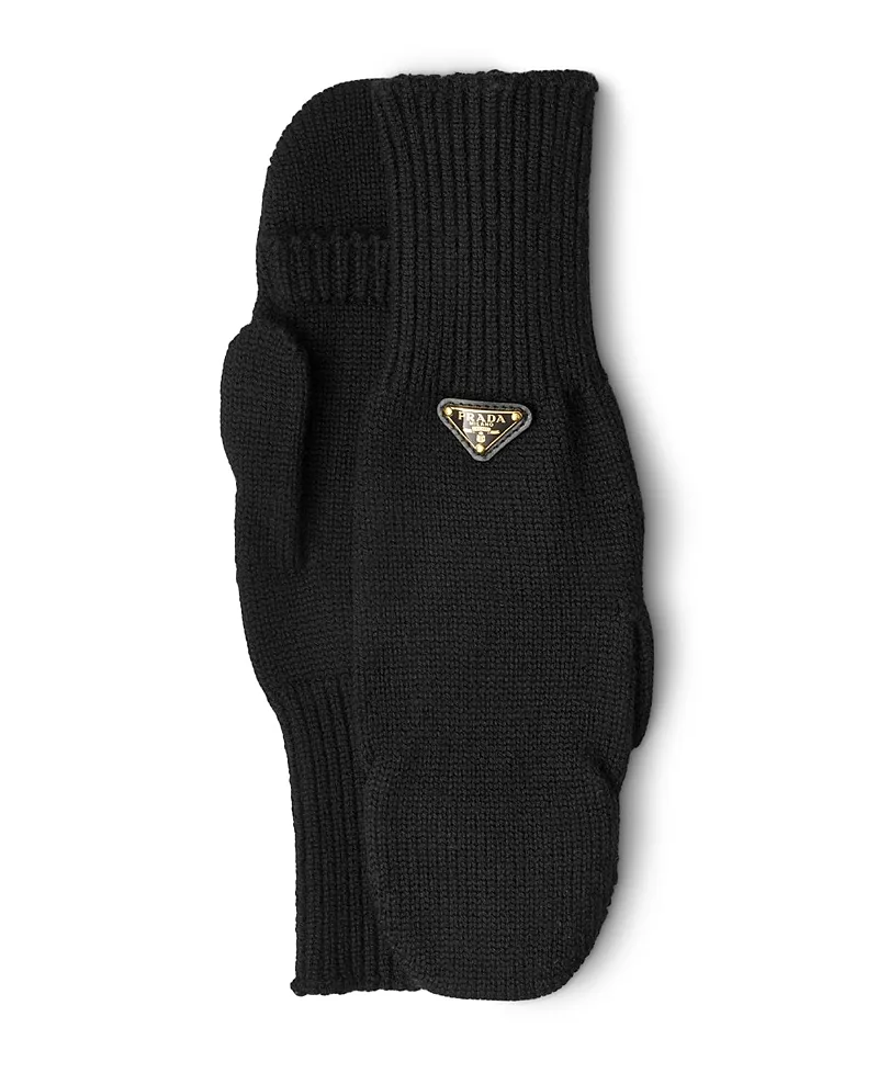 Wool Mittens by Prada