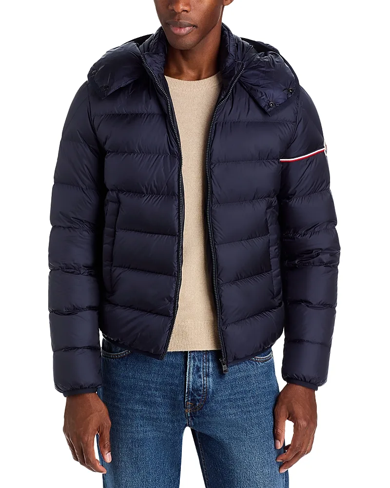 Ravenlock Hooded Short Down Jacket by Moncler
