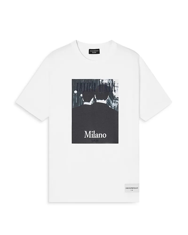 Emporio Armani Milano Graphic Logo T-Shirt by Armani