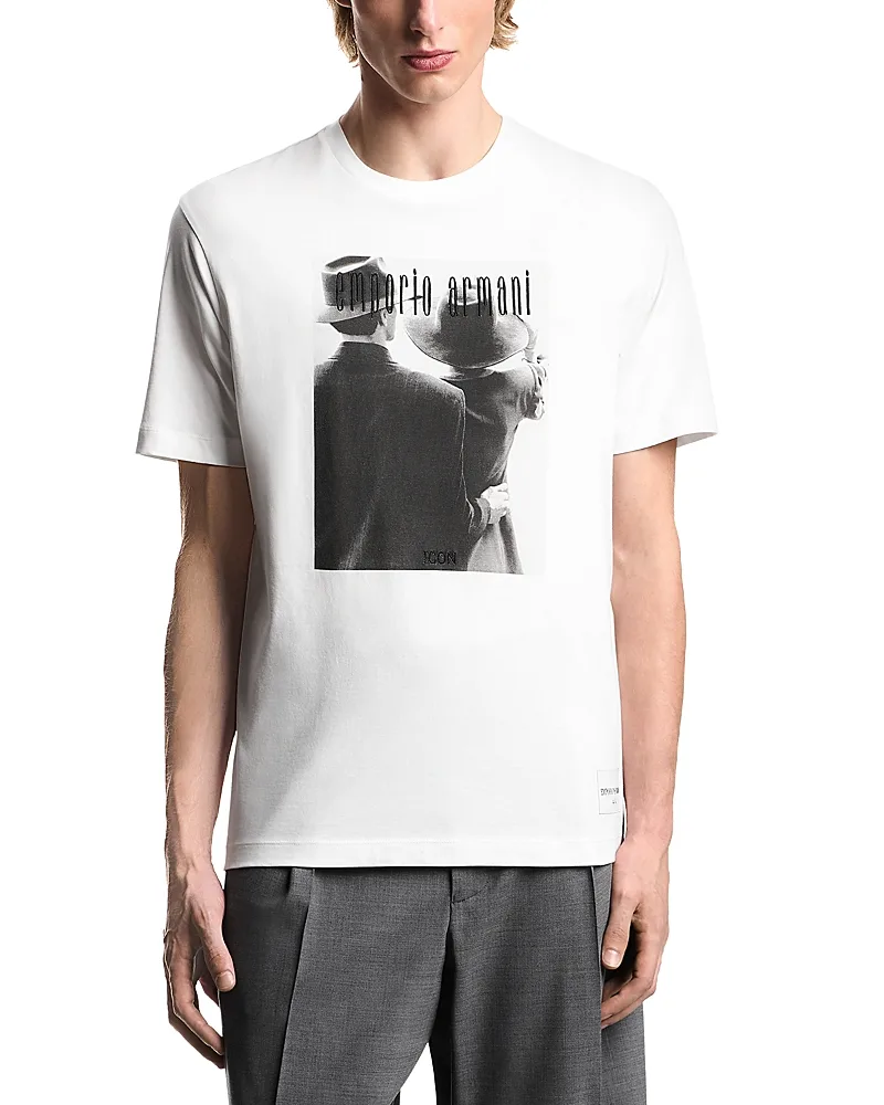Emporio Armani Icon Graphic Logo T-Shirt by Armani