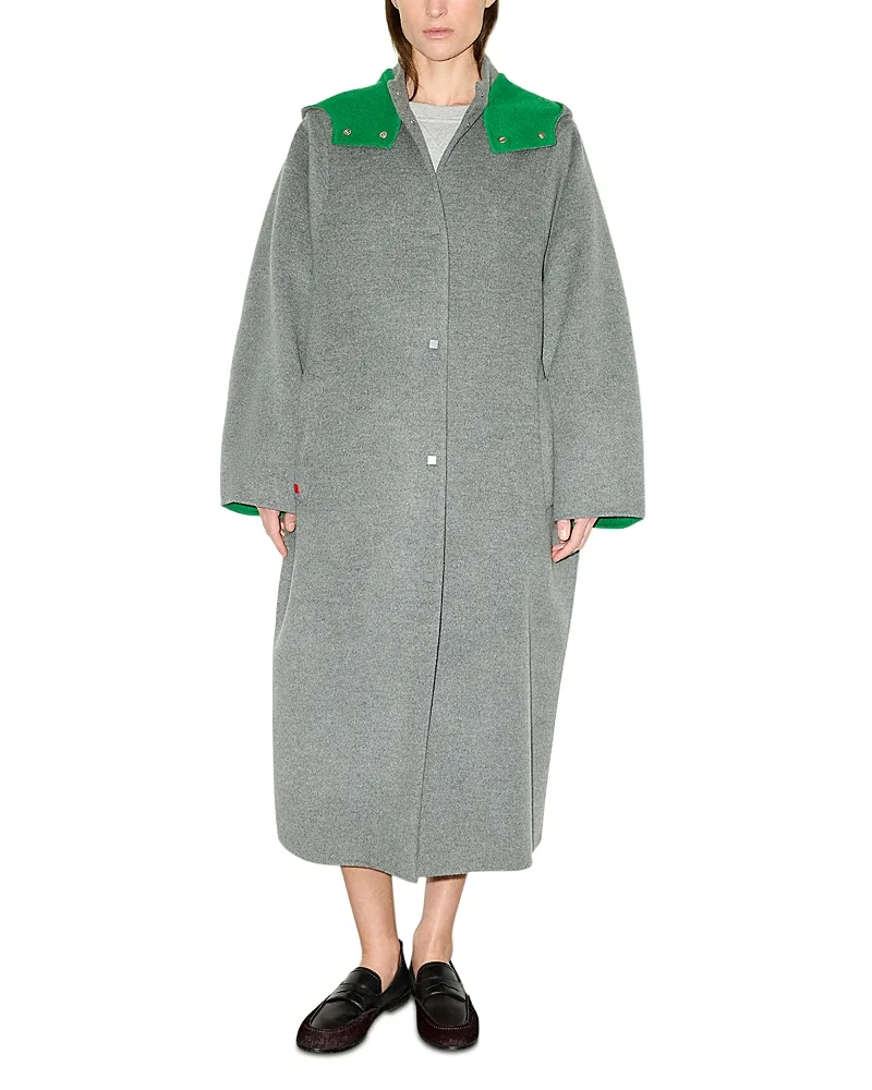 Fresco Double Woven Wool Long Coat by Max & co.