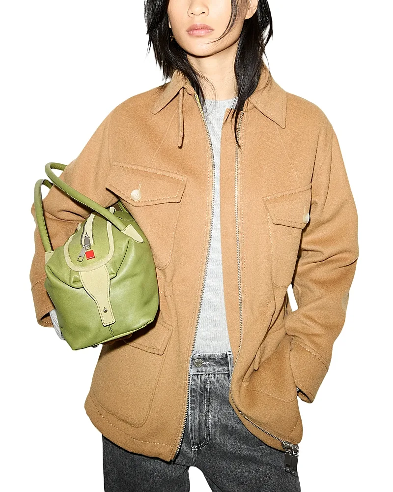 Leva Wool Collared Short Coat by Max & co.