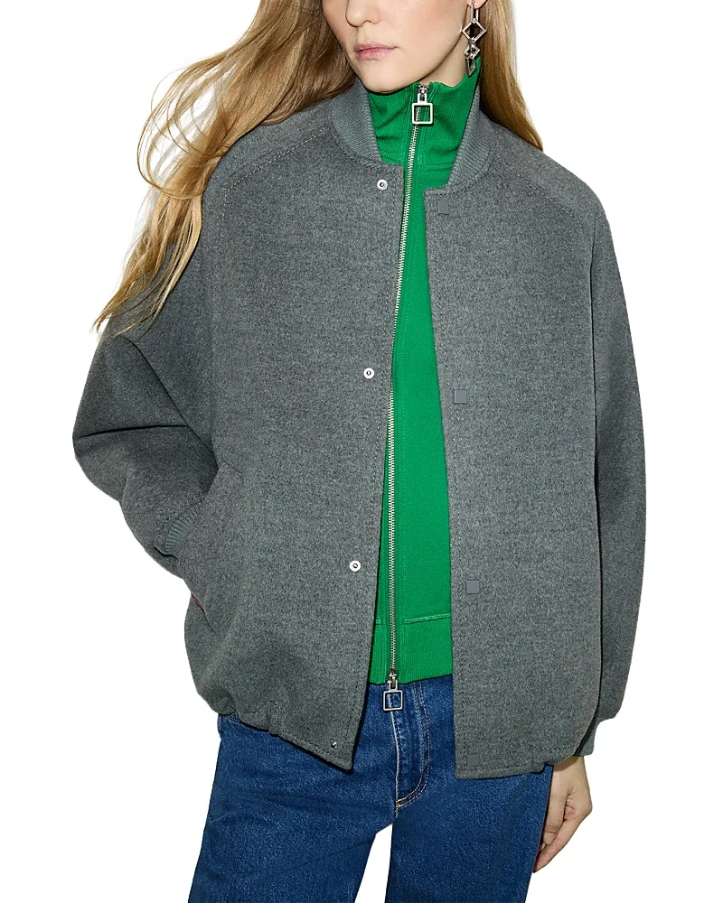 Mcorugiada Wool Bomber Jacket by Max & co.