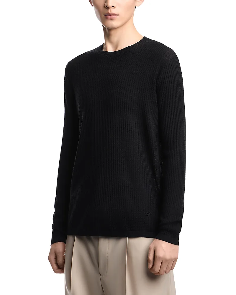 Emporio Armani Regular Fit Pullover Crewneck Sweater by Armani