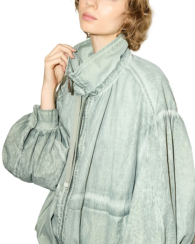 Visiera Nylon Oversized Bomber Jacket by Max & co.