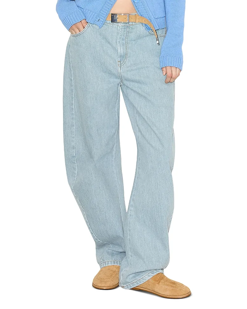 Mcocandtore Mid Rise Barrel Leg Jeans by Max & co.