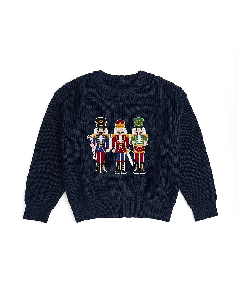 Nutcracker Patch Christmas Sweater by Sweet Wink