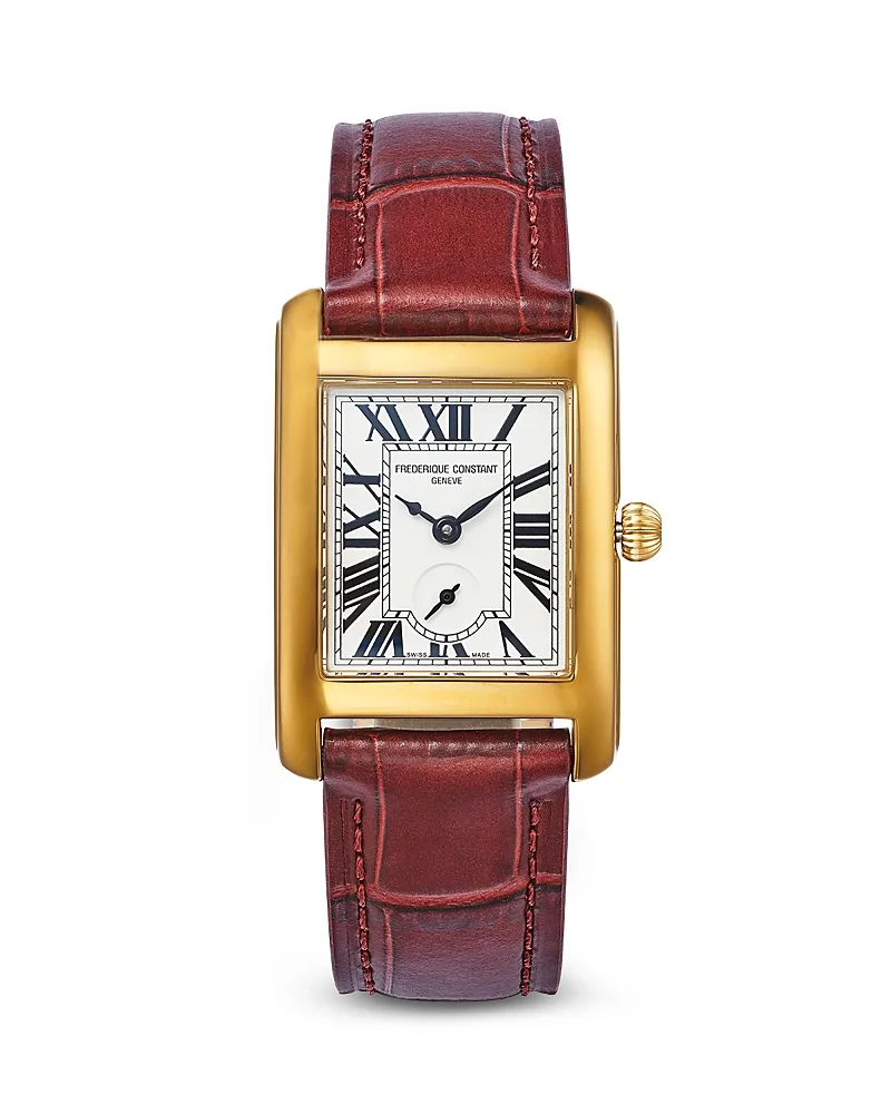 Carree Small Seconds Watch, 25mm x 36mm by Frederique Constant