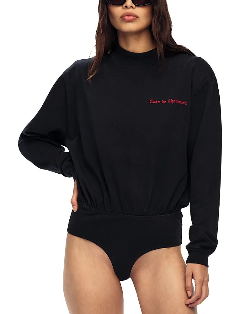 Casa De Chavarria Long Sleeve Bodysuit by Willy Chavarria
