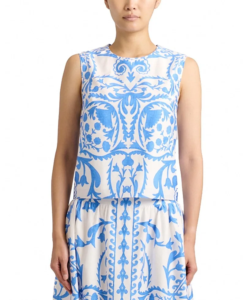 Linda Printed Top by Cartolina