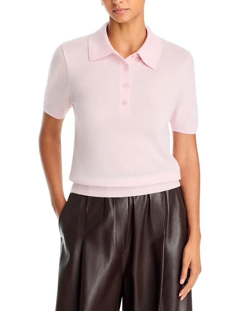 Rue Cashmere Polo Sweater by Toccin