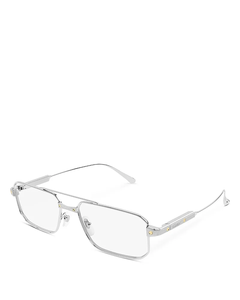 Rectangular Eyeglasses, 57mm by Cartier's