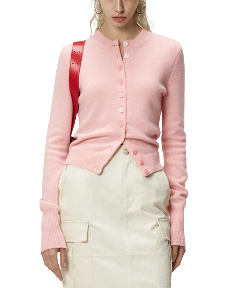 Wool & Cashmere Cardigan Sweater by Lemiune
