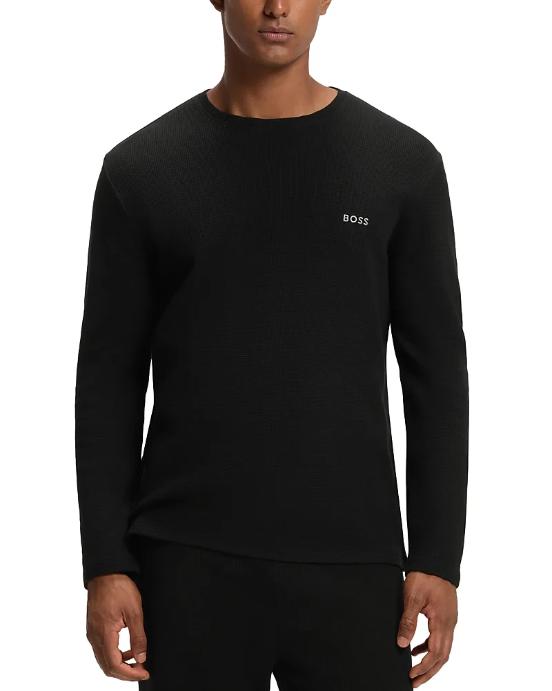 Waffle Long Sleeve Crew by Boss