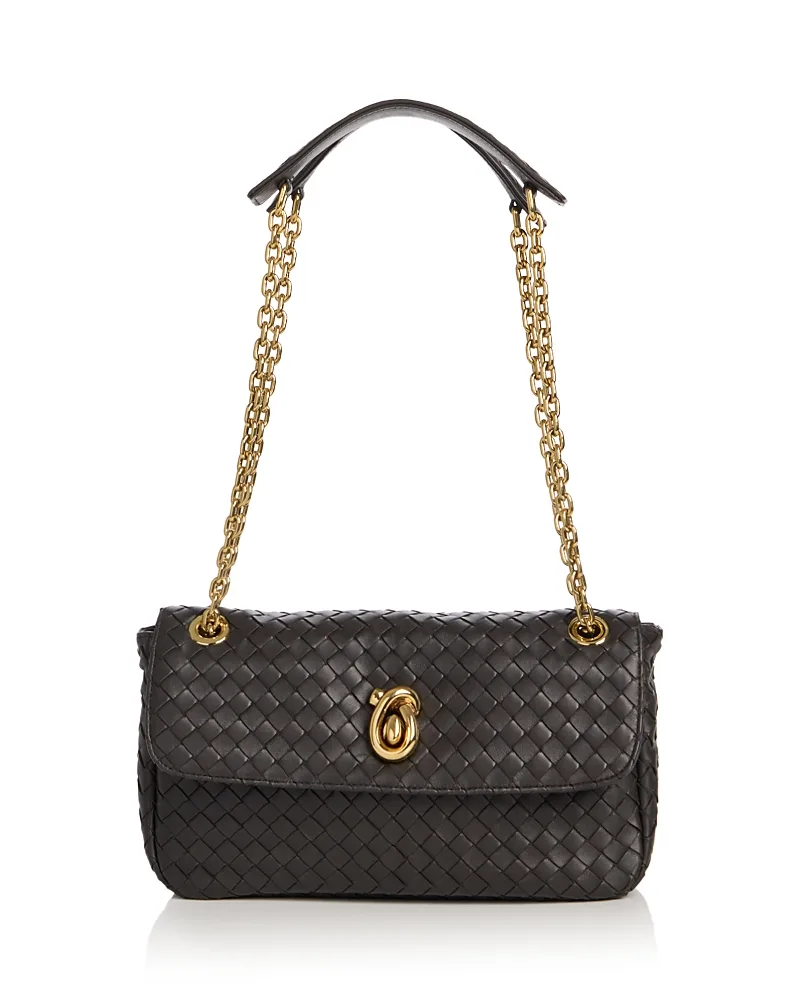 Madison Intrecciato Leather Shoulder Bag