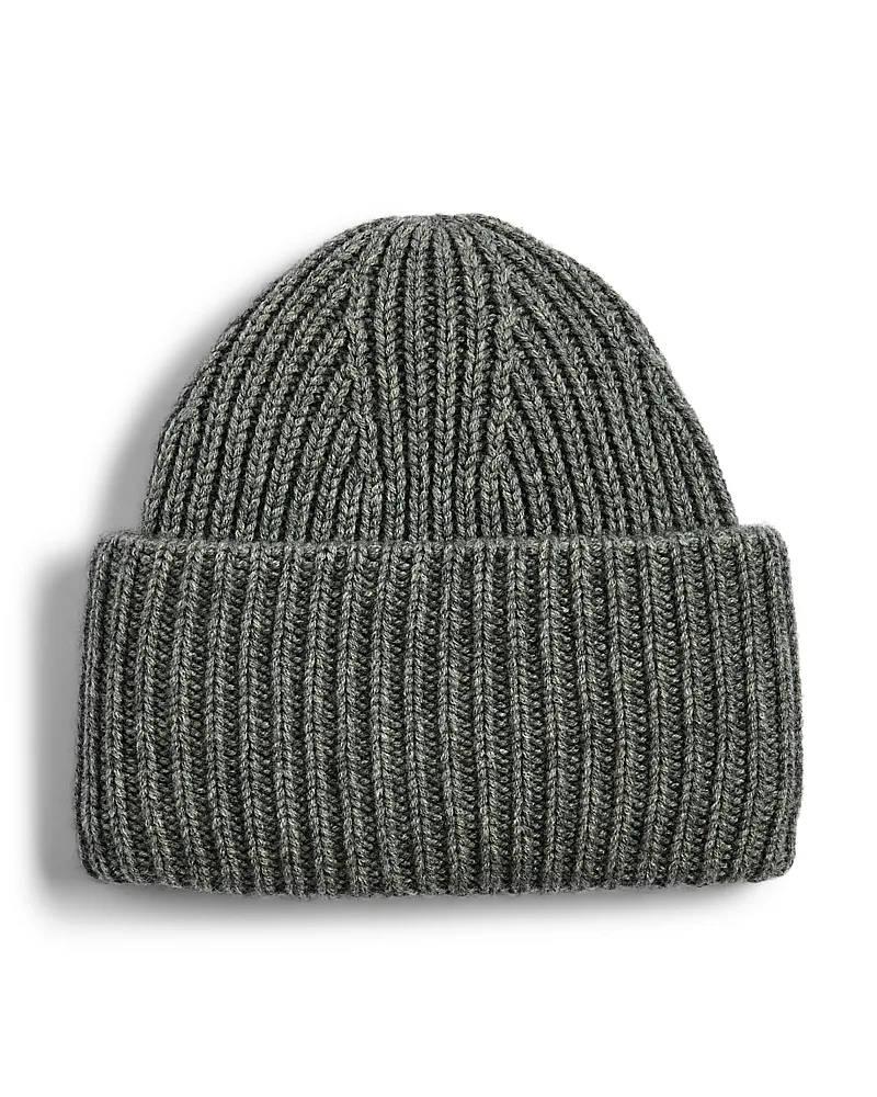 Wool & Cashmere Foldover Beanie
