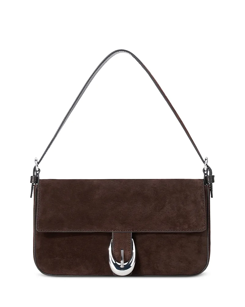 Harlow Leather Shoulder Bag by STAUD