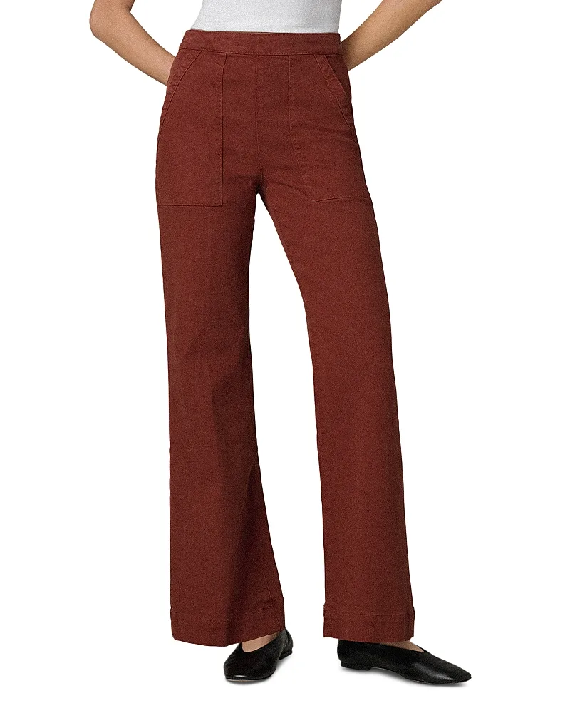 The Side Zip High Rise Wide Leg Jeans by Joe's Jeans